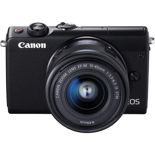 楽天カメラFanks-PROShop 楽天市場店【6/1限定!全品P3倍】【中古】キヤノン Canon EOS M100 EF-M15-45 IS STM レンズキット ブラック EOSM100BK1545ISSTMLK SDカード付き