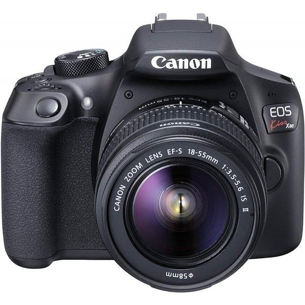 【6/1限定!全品P3倍】【中古】キヤノン Canon EOS Kiss X80 レンズキット EF-S18-55mm F3.5-5.6 IS II 付属 SDカード付き