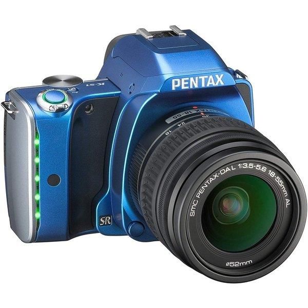 【5/9~5/16限定!最大4,000円OFF&5/10, 5/15限定で最大P3倍】【中古】ペンタックス PENTAX K-S1 レンズキット ブルー SDカード付き