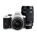 【4/24~4/27限定!最大4,000円OFF&4/25限定で最大P3倍】【中古】ペンタックス PENTAX K-r ダブルズームキット ホワイト SDカード付き