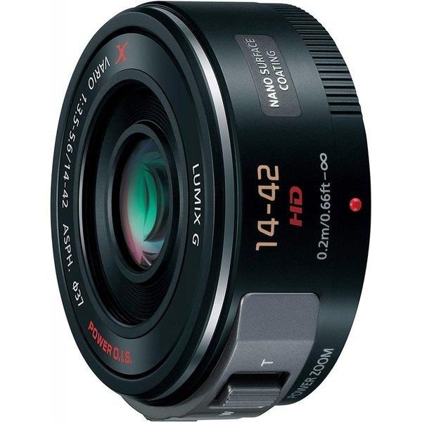 【6/1限定!全品P3倍】【中古】パナソニック Panasonic 14-42mm F3.5-5.6 電動ズーム搭載標準レンズ ブラック G X VARIO PZ ASPH. POWER O.I.S. H-PS14042-K