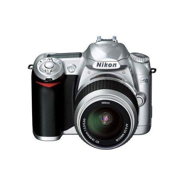 【中古】ニコン Nikon D50 シルバー レンズキット