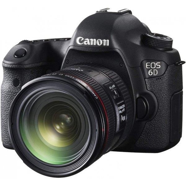 【5/23~5/27限定!最大4,000円OFF&5/25限定で最大P3倍】【中古】キヤノン Canon EOS 6D レンズキット EF24-70mm F4L IS USM付属 SDカード付き