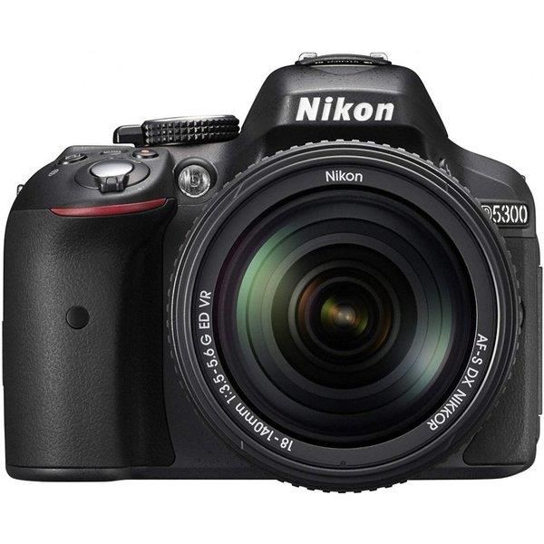 【6/4~6/11限定!最大4,000円OFF&6/5, 6/10限定で最大P3倍】【中古】ニコン Nikon D5300 18-140VR レンズキット ブラック SDカード付き