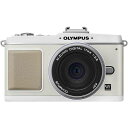 【中古】オリンパス OLYMPUS E-P2 プレミアムキット ホワイト E-P2プレミアムキット-WHT SDカード付き