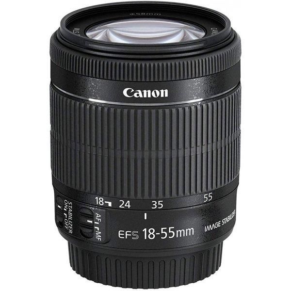 【6/4~6/11限定 最大4,000円OFF 6/5, 6/10限定で最大P3倍】【中古】キヤノン Canon 標準ズームレンズ EF-S18-55mm F3.5-5.6 IS STM APS-C対応