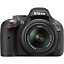 【中古】ニコン Nikon D5200 レンズキット ブラック D5200LKBK SDカード付き