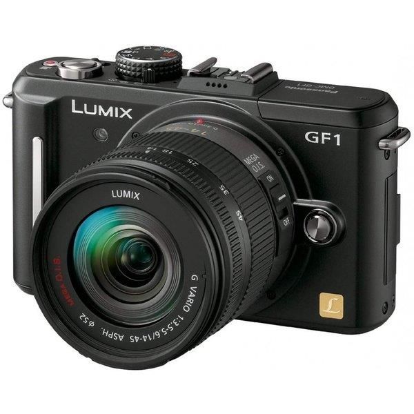 【5/9~5/16限定!最大4,000円OFF&5/10, 5/15限定で最大P3倍】【中古】パナソニック Panasonic GF1 レンズキット エスプリブラック DMC-GF1K-K SDカード付き