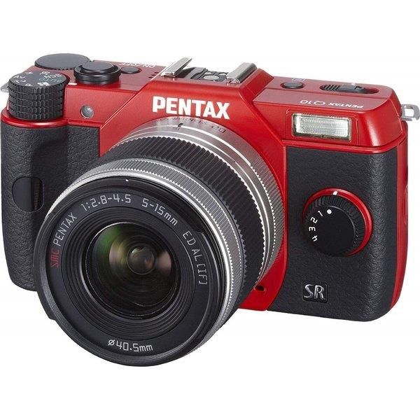 【中古】ペンタックス PENTAX デジタル Q10 ズームレンズキット レッド Q10 LENSKIT RED SDカード付き