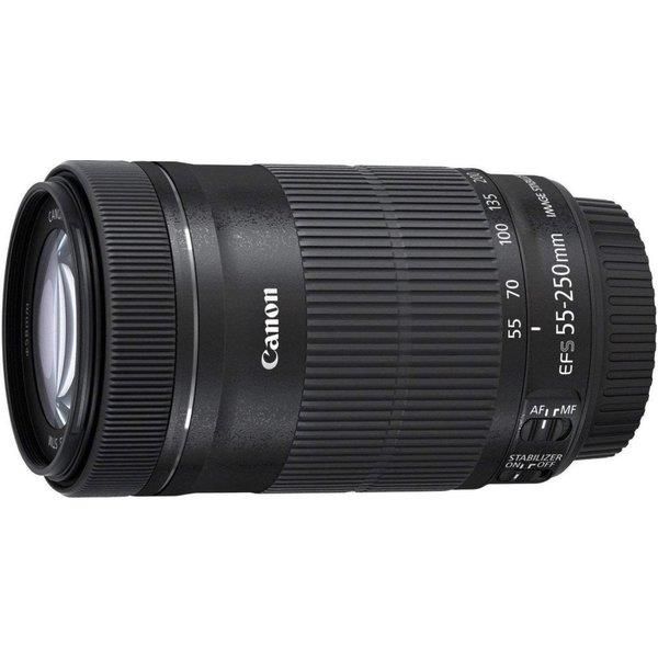 【中古】キヤノン Canon 望遠ズームレンズ EF-S55-250mm F4-5.6 IS STM APS-C対応 EF-S55-250ISSTM