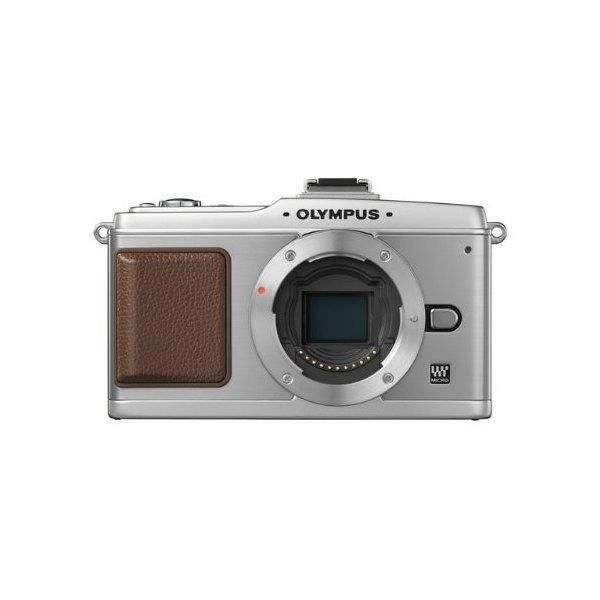 【6/1限定!全品P3倍】【中古】オリンパス OLYMPUS E-P1 ボディ シルバー SDカード付き