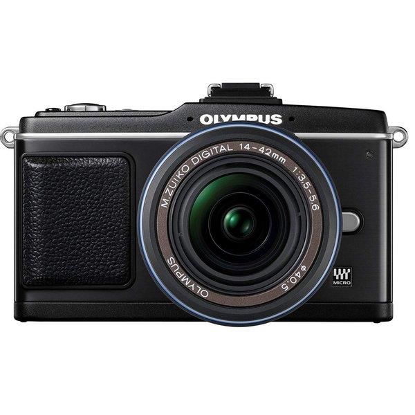 【5/9~5/16限定!最大4,000円OFF&5/10, 5/15限定で最大P3倍】【中古】オリンパス OLYMPUS E-P2 レンズキット ブラック SDカード付き