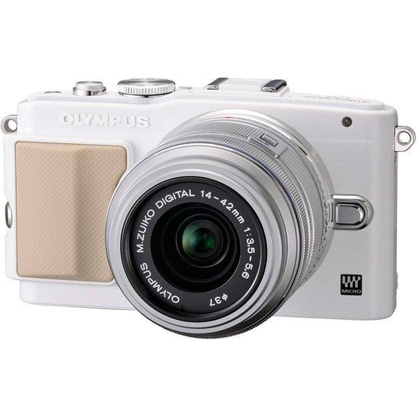 【中古】オリンパス OLYMPUS E-PL5 レンズキット ホワイト E-PL5 LKIT WHT SDカード付き