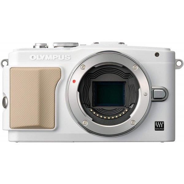 【中古】オリンパス OLYMPUS E-PL5 レンズキット ホワイト E-PL5 LKIT WHT SDカード付き