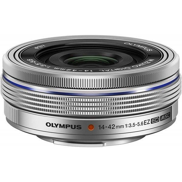 【6/1限定!全品P3倍】【中古】オリンパス OLYMPUS 電動式パンケーキズームレンズ M.ZUIKO DIGITAL ED 14-42mm F3.5-5.6 EZ SLV