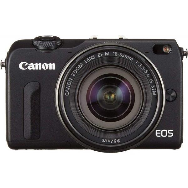 【中古】キヤノン Canon EOS M2 EF-M18-55 IS STM レンズキット ブラック EOSM2BK-1855ISSTMLK