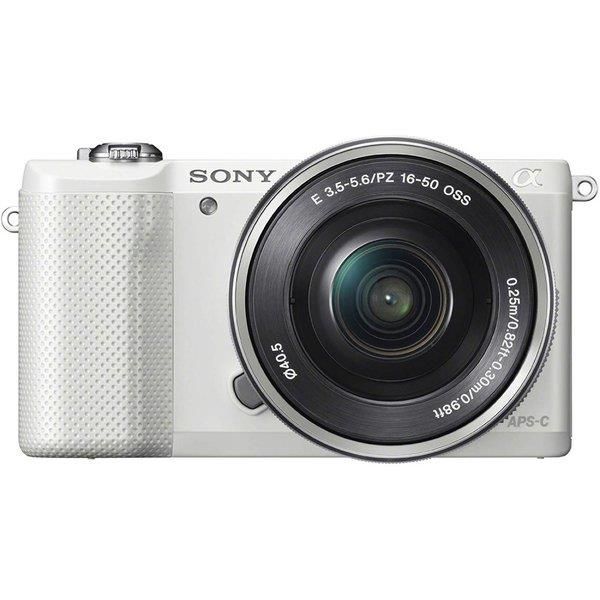 【中古】ソニー SONY α5000 パワーズームレンズキット ホワイト SDカード付き