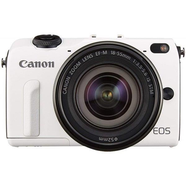 【中古】キヤノン Canon EOS M2 EF-M18-55 IS STM レンズキット ホワイト