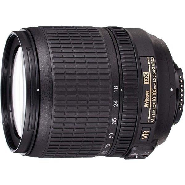 【中古】ニコン Nikon 標準ズームレンズ AF-S DX NIKKOR 18-105mm f/3.5-5.6G ED VR ニコンDXフォーマット専用