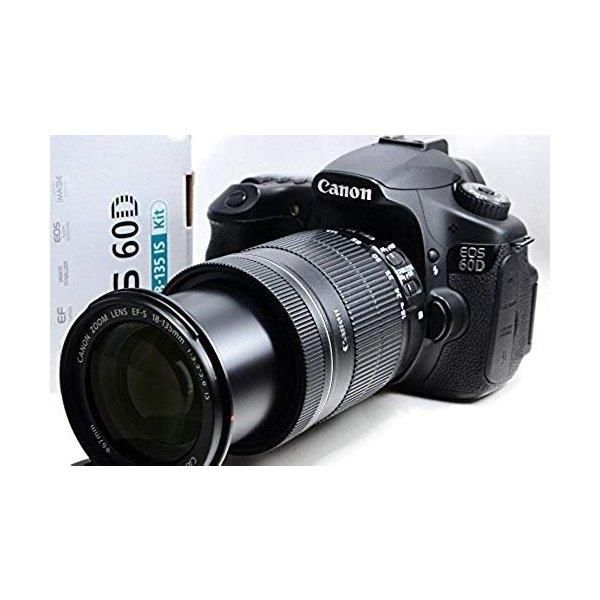 【5/23~5/27限定 最大4,000円OFF 5/25限定で最大P3倍】【中古】キヤノン Canon EOS 60D レンズキット EF-S18-135mm F3.5-5.6 IS 付属 SDカード付き