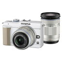 【6/4~11限定!最大4,000円OFF&6/5,6/10限定で最大P3倍】【中古】オリンパス OLYMPUS E-PL1s ダブルズームキットホワイト SDカード付き