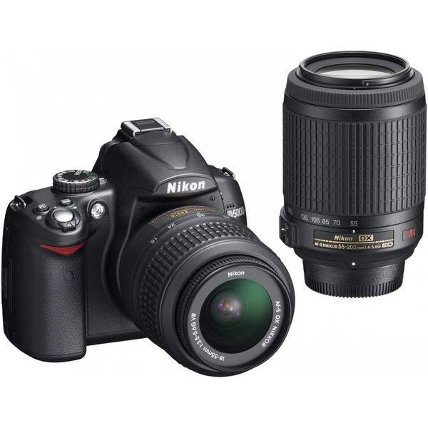 【5/9~5/16限定!最大4,000円OFF&5/10, 5/15限定で最大P3倍】【中古】ニコン Nikon D5000 ダブルズームキット D5000WZ SDカード付き