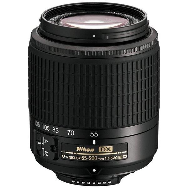 ニコン Nikon AF-S DX Zoom Nikkor ED 55-200mm F4-5.6G ブラック ニコンDXフォーマット専用