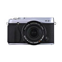 【中古】フジフィルム FUJIFILM X-E1 レンズキット シルバー FX-X-E1/XF18-55mmF2.8-4 R Silver SDカード付き