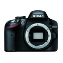【中古】ニコン Nikon D3200 ボディー ブラック D3200BK SDカード付き