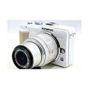 【中古】オリンパス OLYMPUS E-PL1レンズキット ホワイト E-PL1 LKIT WHT SDカード付き