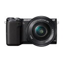 【5/1限定!全品P3倍】【中古】ソニー SONY α NEX-5T パワーズームレンズキット ブラック SDカード付き