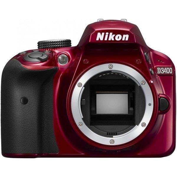 【5/9~5/16限定 最大4,000円OFF 5/10, 5/15限定で最大P3倍】【中古】ニコン Nikon D3400 ボディー レッド D3400RD SDカード付き