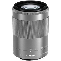 【4/24~4/27限定!最大4,000円OFF&4/25限定で最大P3倍】【中古】キヤノン Canon 望遠ズームレンズ EF-M55-200mm F4.5-6.3 IS STM シルバー ミラーレス専用 EF-M55-200ISSTMSL