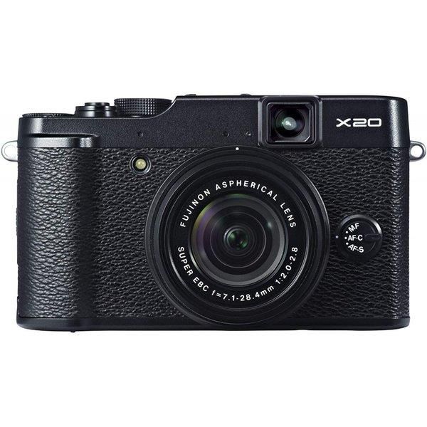 【中古】フジフィルム FUJIFILM X20B ブラック F FX-X20 B SDカード付き