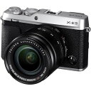 【5/1限定!全品P3倍】【中古】フジフィルム FUJIFILM X-E3レンズキットシルバー X-E3LK-S SDカード付き