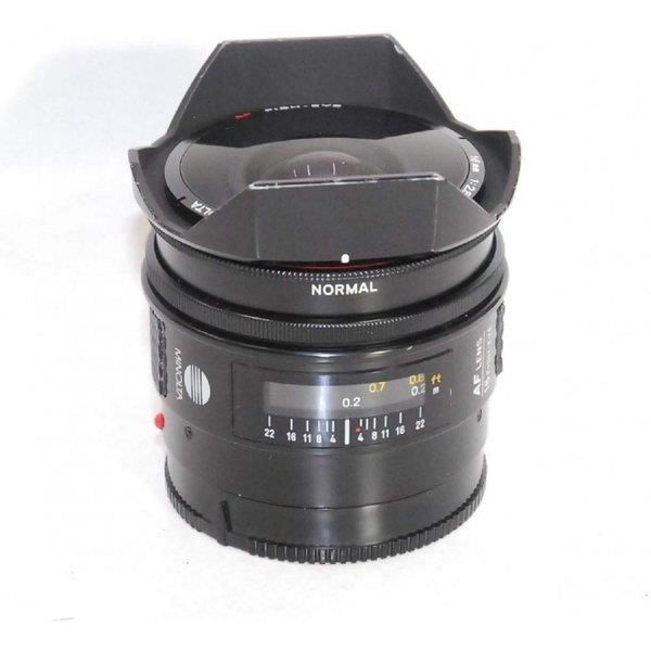 【中古】ミノルタ MINOLTA AF レンズ 16mm F2.8 フィッシュアイ