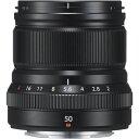 【中古】フジフィルム FUJIFILM 単焦点中望遠レンズ XF50mmF2 R WR B ブラック