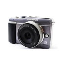 【4/24~4/27限定 最大4,000円OFF 4/25限定で最大P3倍】【中古】オリンパス OLYMPUS E-PL1パンケーキレンズキット ブルーブラック E-PL1 PKIT BLU SDカード付き