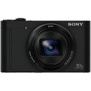 【5/1限定 全品P3倍】【中古】ソニー SONY DSC-WX500 光学30倍ズーム 1820万画素 ブラック Cyber-shot DSC-WX500 BC SDカード付き