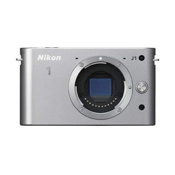 【10/4~10/9限定!最大4,000円OFF&10/5,限定で最大P3倍】【中古】ニコン Nikon J1 ボディ シルバー SDカード付き