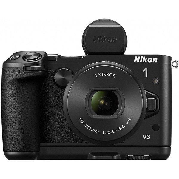 【中古】ニコン Nikon ミラーレス一眼ニコン V3 プレミアムキット ブラック microSDカード付き