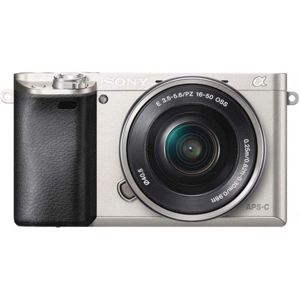 【中古】ソニー SONY α6000 パワーズームレンズキット シルバー ILCE-6000L S
