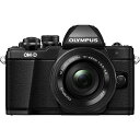 【中古】オリンパス OLYMPUS OM-D E-M10 MarkII 14-42mm EZレンズキット ブラック SDカード付き