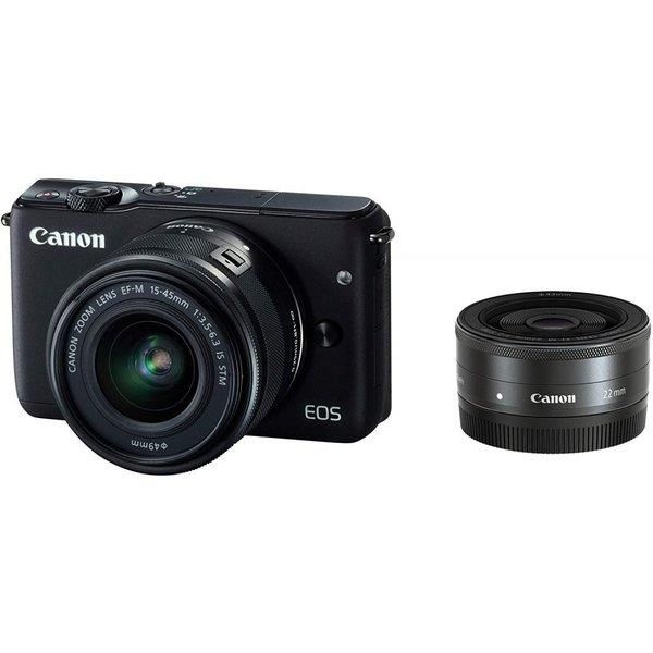 【中古】キヤノン Canon EOS M10 ダブル