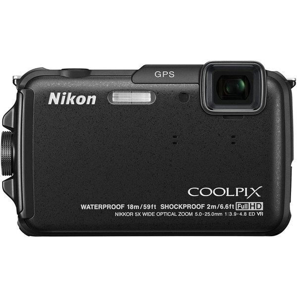 6/1!P3ܡۡšۥ˥ Nikon COOLPIX AW110 ɿ18m Ѿ׷2m ܥ֥å AW110BK SDդ