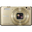 【5/1限定 全品P3倍】【中古】ニコン Nikon COOLPIX S7000 20倍ズーム 1605万画素 ゴールド S7000GL SDカード付き