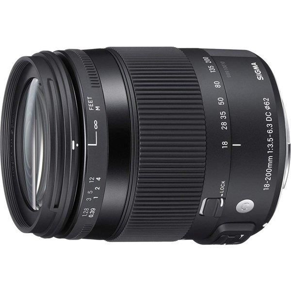 【中古】シグマ SIGMA 18-200mm F3.5-6.3 DC MACRO OS HSM Contemporary C014 キヤノン Canon EF-Sマウント