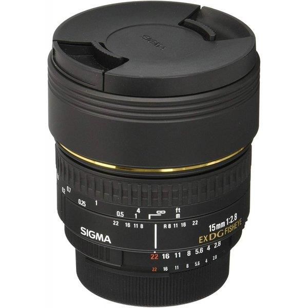 【6/1限定 全品P3倍】【中古】シグマ SIGMA 単焦点魚眼レンズ 15mm F2.8 EX DG DIAGONAL FISHEYE ニコン用 対角線魚眼 フルサイズ対応 476441