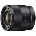 【中古】ソニー SONY 単焦点レンズ Sonnar T* 24mm F1.8 ZA ソニー SONY Eマウント用 APS-C専用 SEL24F18Z