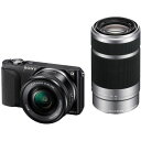 【4/24~4/27限定 最大4,000円OFF 4/25限定で最大P3倍】【中古】ソニー SONY ミラーレス一眼 NEX-3N ダブルズームレンズキット ブラック